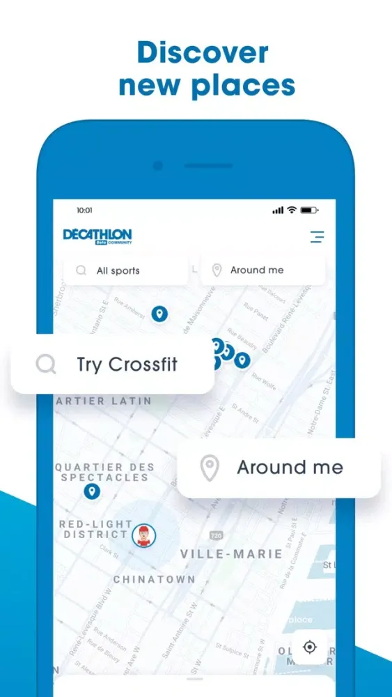 Decathlon Activities Screenshots