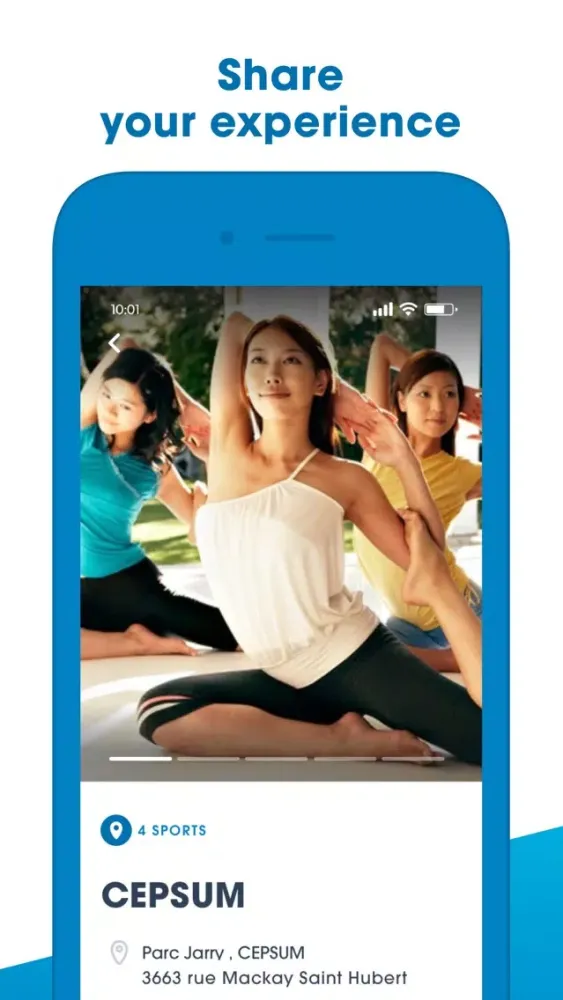 Decathlon Activities Screenshots
