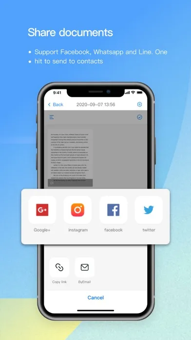 ภาพหน้าจอของ Scanner+:PDF Document OCR