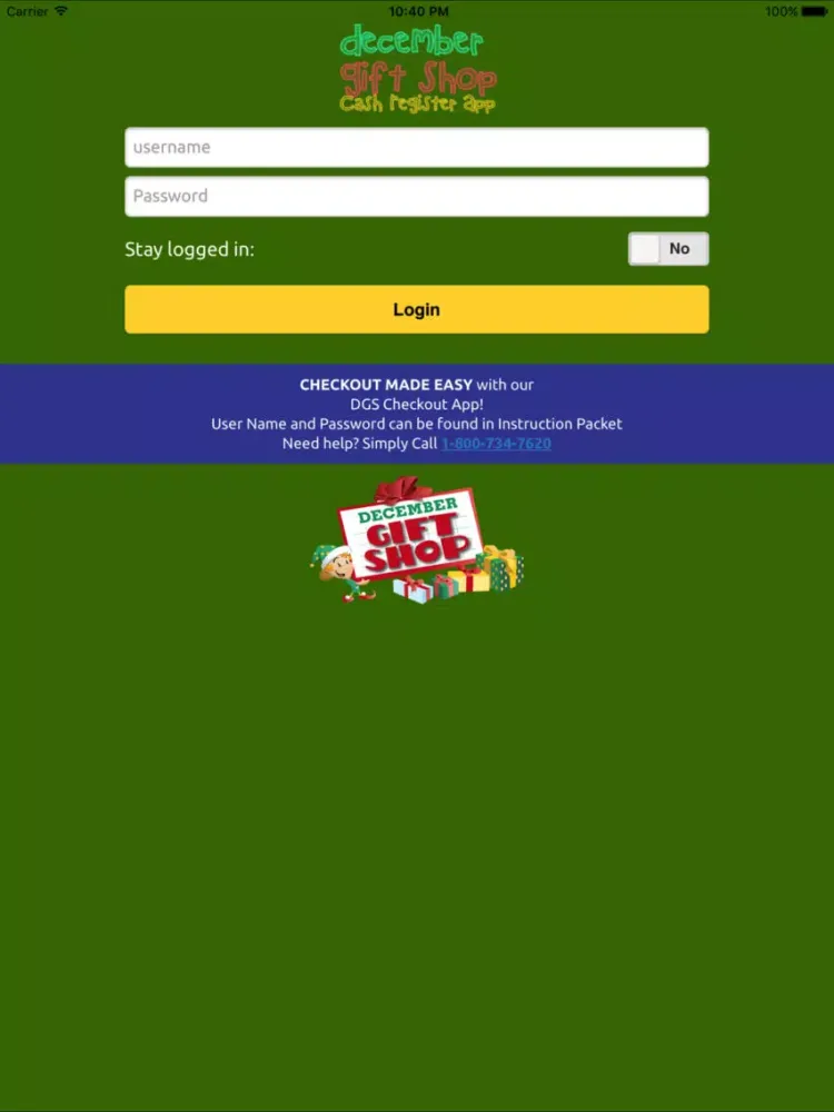 DGS Checkout App iPad  سکرین شاٹس