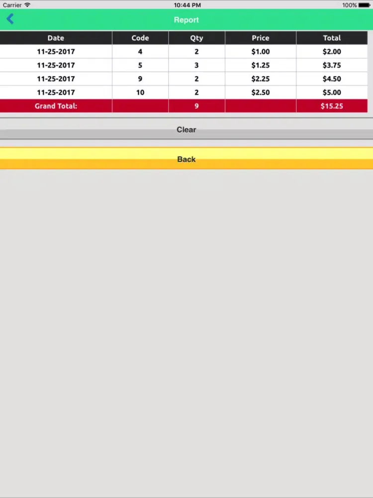 DGS Checkout App iPad  سکرین شاٹس