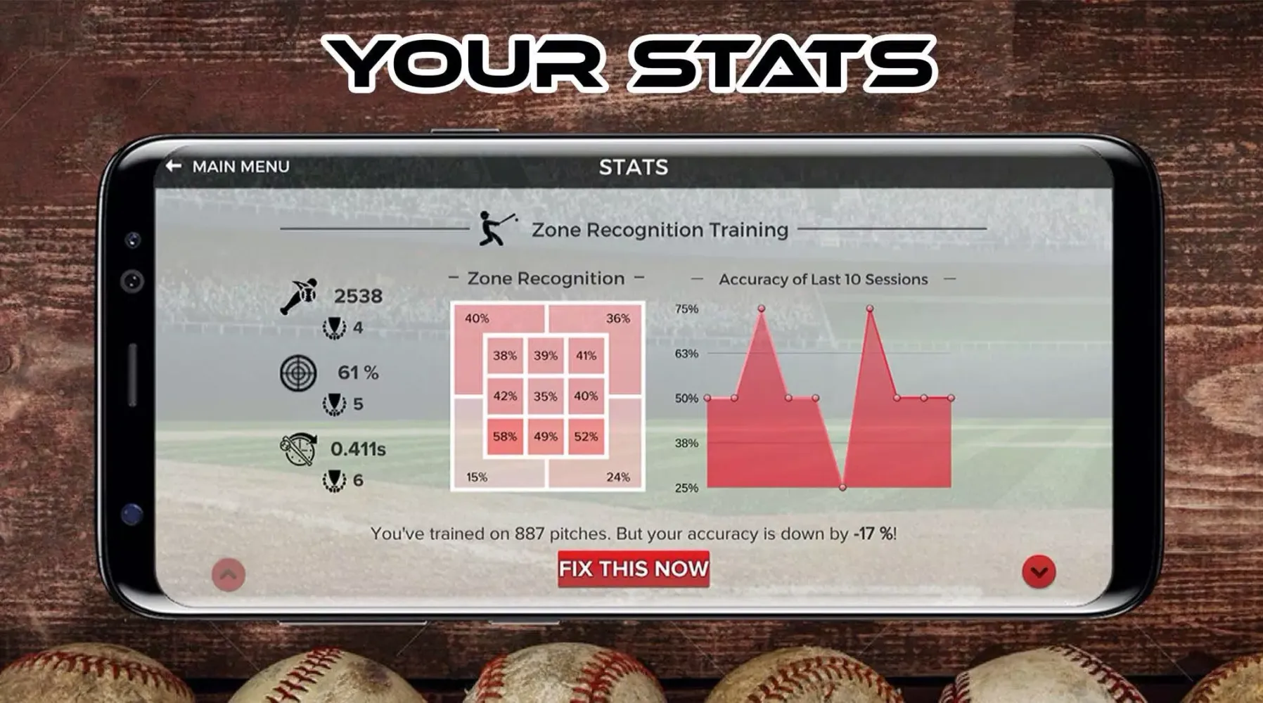 Tangkapan layar uHIT Baseball
