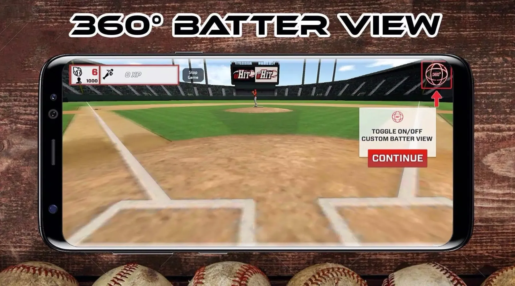 Tangkapan layar uHIT Baseball