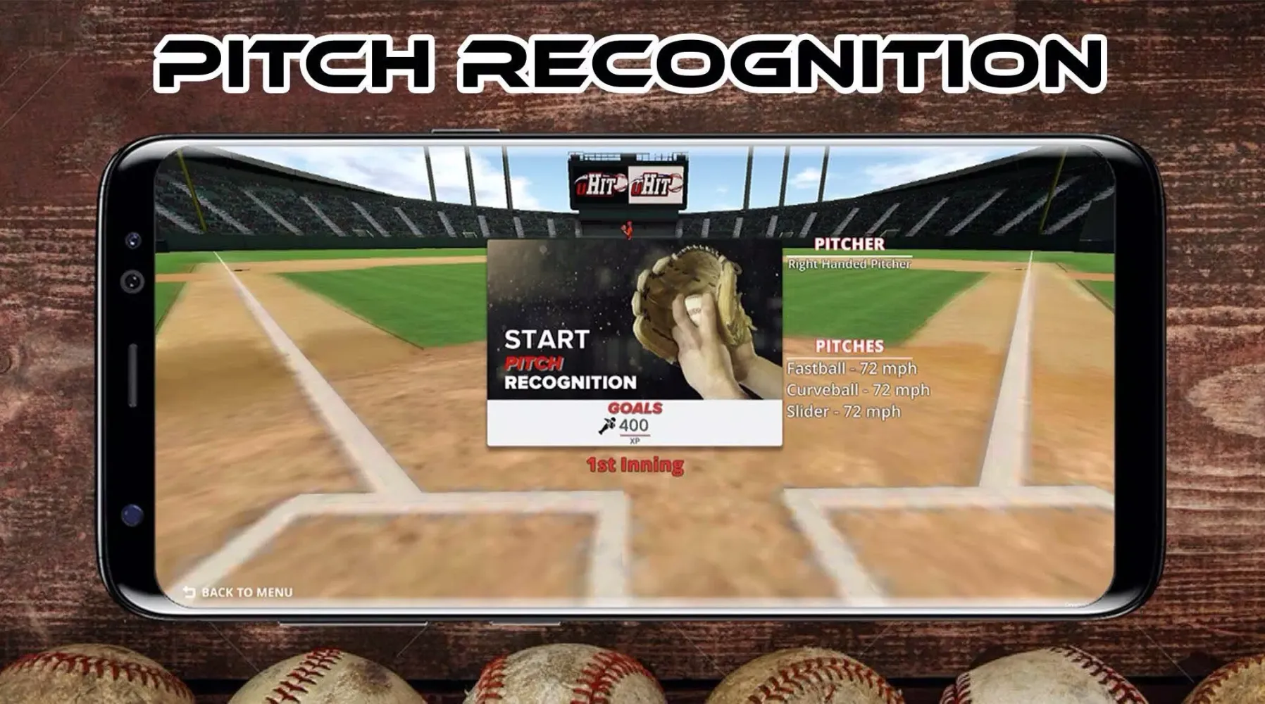 Tangkapan layar uHIT Baseball