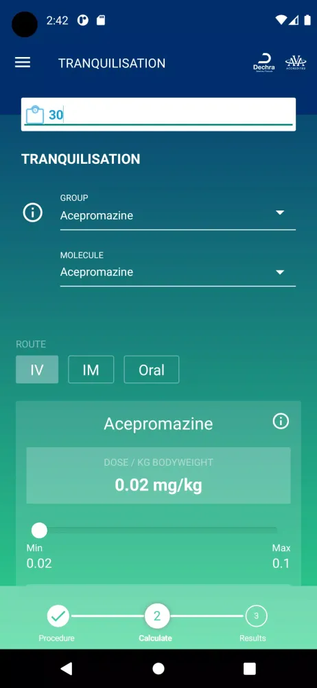 ภาพหน้าจอของ Dechra Equine Anaesthesia