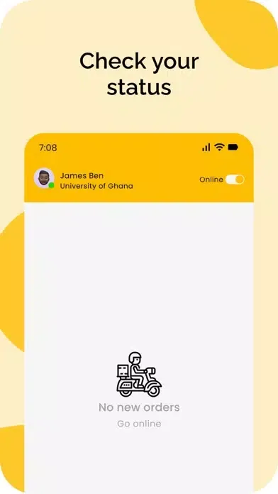 Campus Eats Courier Screenshots