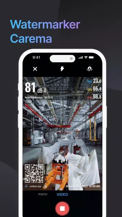 Tangkapan layar Decibel Reader: DB Noise Meter