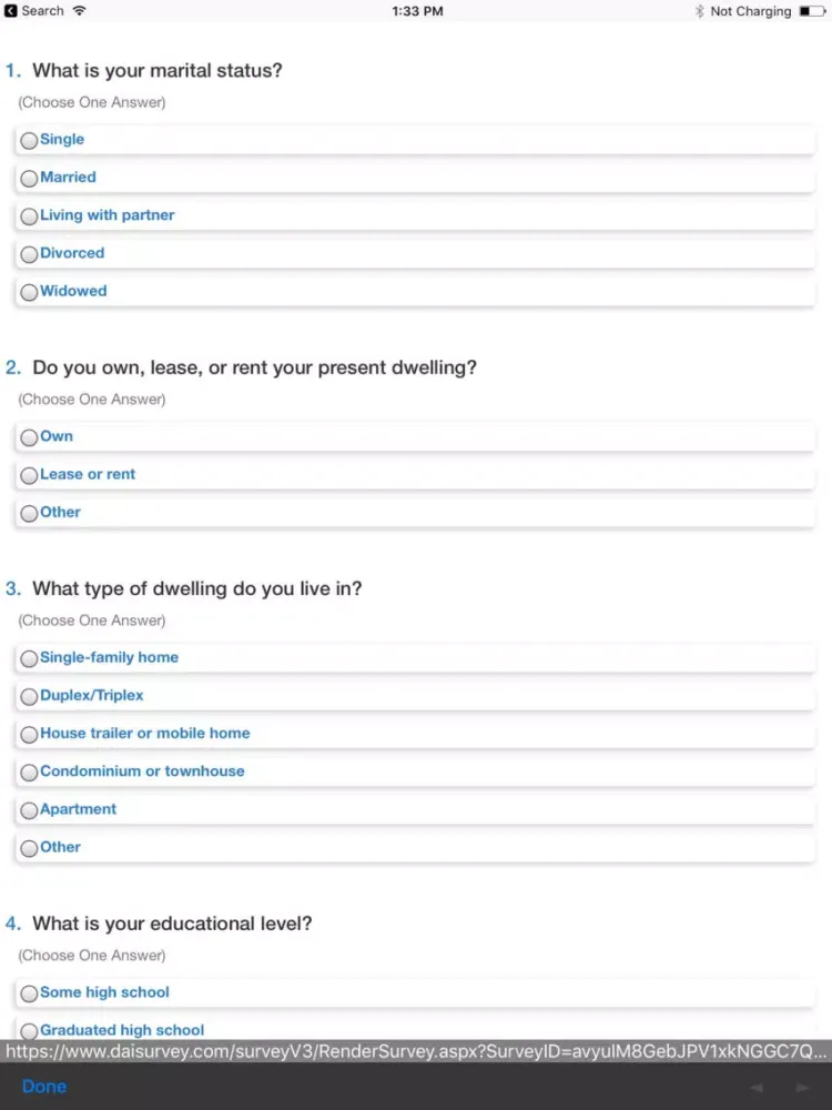 تصاویر American Consumer Opinion iPad 