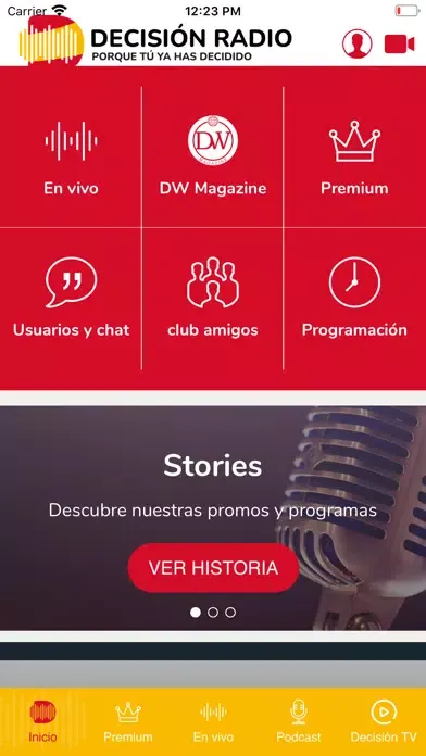 Capturas de tela do Decisión Radio