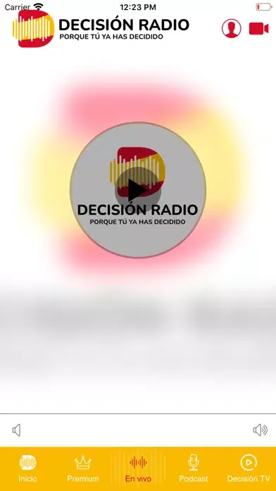 Capturas de tela do Decisión Radio