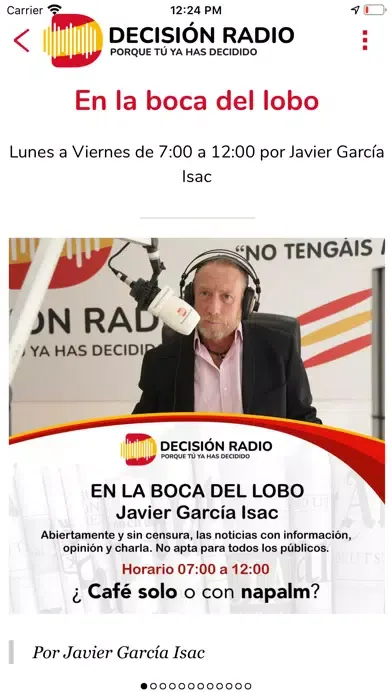 Capturas de tela do Decisión Radio