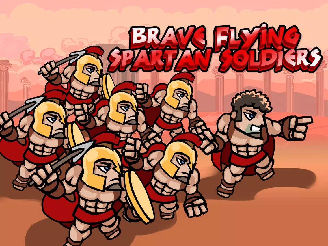 Tangkapan skrin Brave Flying Spartan Warriors iPad 