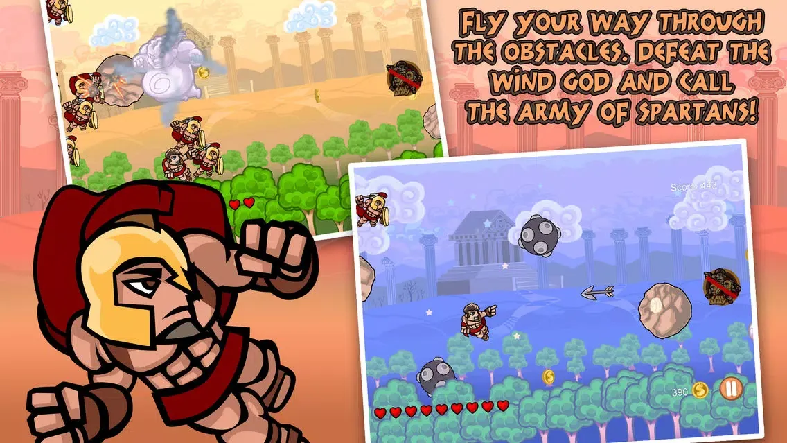 Brave Flying Spartan Warriors 스크린샷