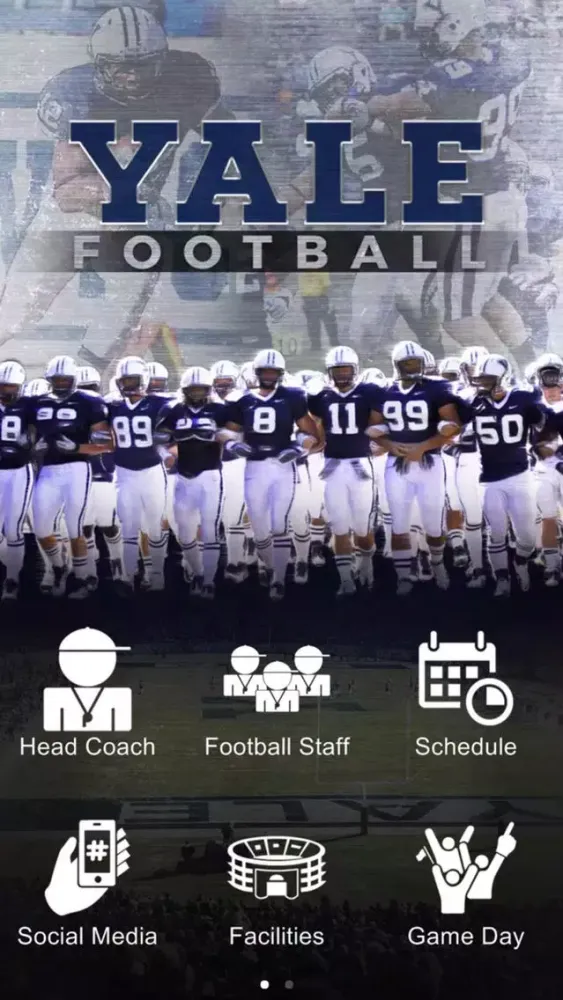 Yale Football OFFICIAL App应用截图