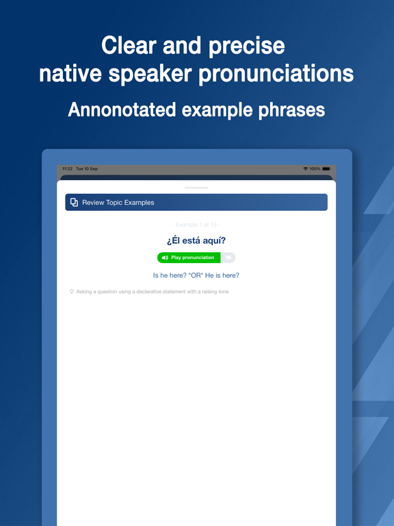 Screenshot di Bootstrap Spanish Grammar iPad 