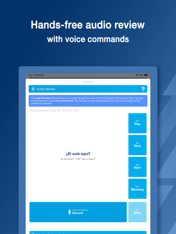 Screenshot di Bootstrap Spanish Grammar iPad 