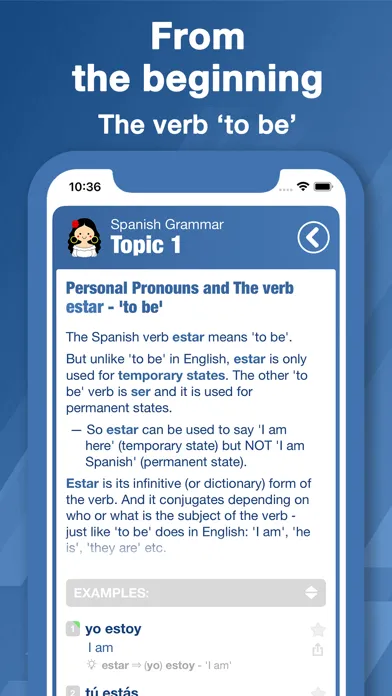 Bootstrap Spanish Grammar 스크린샷