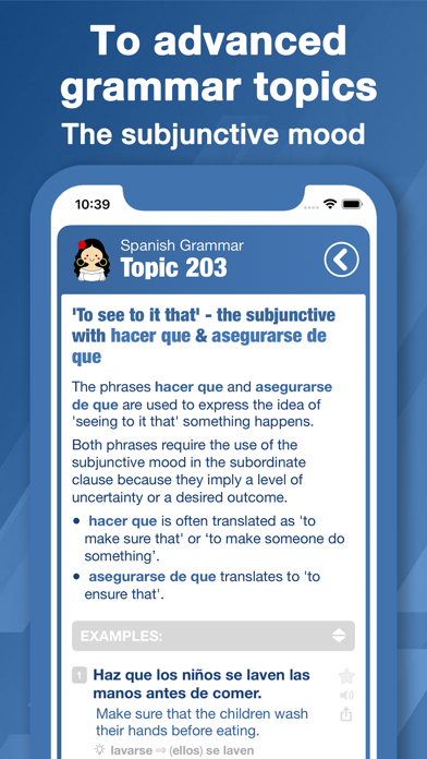 Screenshot di Bootstrap Spanish Grammar