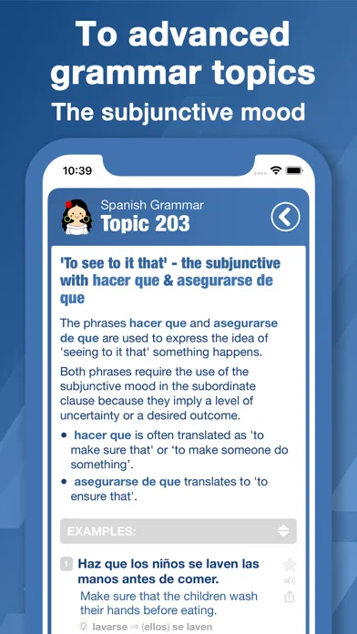 Bootstrap Spanish Grammar 스크린샷