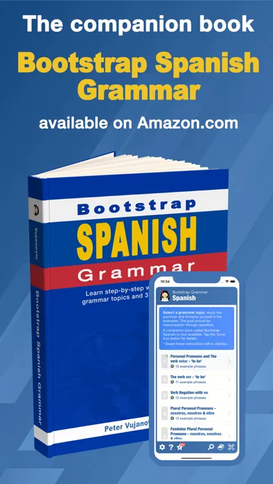 Bootstrap Spanish Grammar 스크린샷