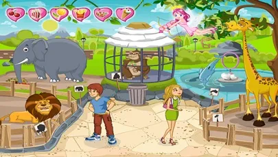 Tangkapan layar Cupid Love of Funny Zoo - Cupid's Arrow Shooter