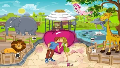 Tangkapan layar Cupid Love of Funny Zoo - Cupid's Arrow Shooter