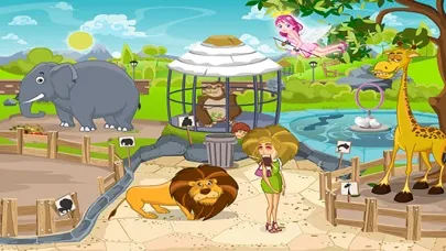 Tangkapan layar Cupid Love of Funny Zoo - Cupid's Arrow Shooter