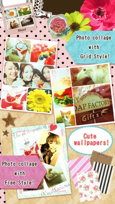 Tangkapan layar DecoBlend-Cute photo editor