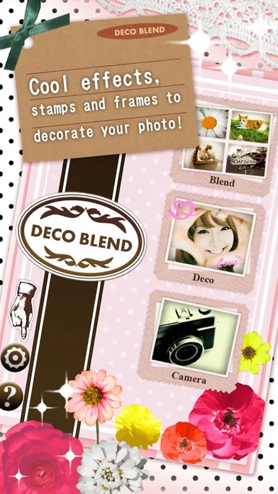 Tangkapan layar DecoBlend-Cute photo editor