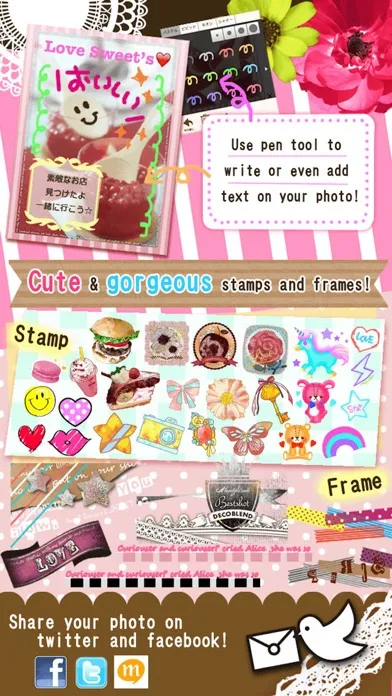 Tangkapan layar DecoBlend-Cute photo editor