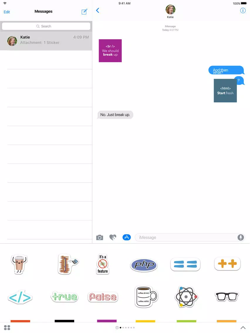 Capturas de tela do Devmoji iPad 