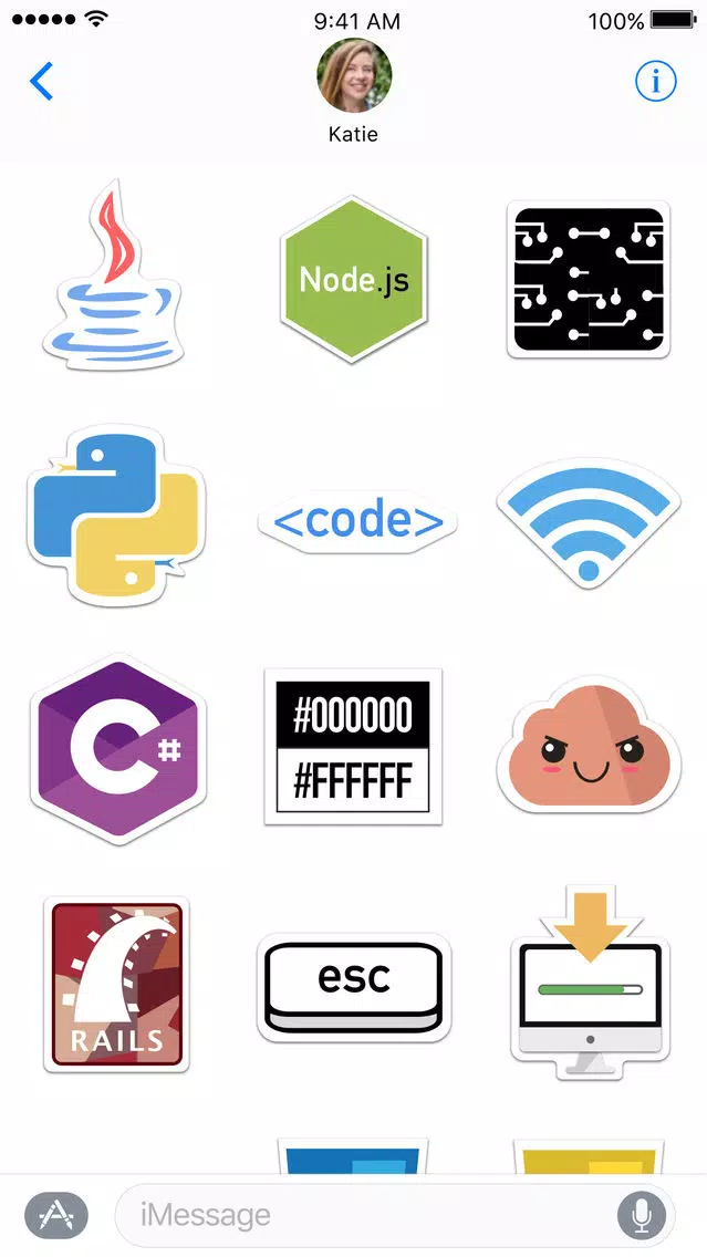 Capturas de tela do Devmoji