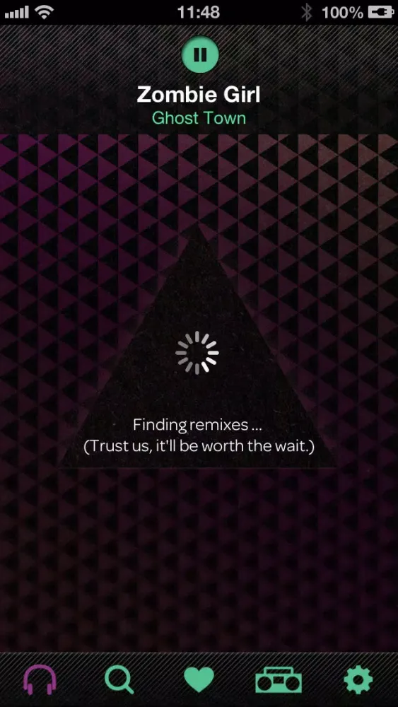 Tangkapan layar Remixes