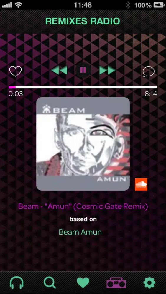 Tangkapan layar Remixes