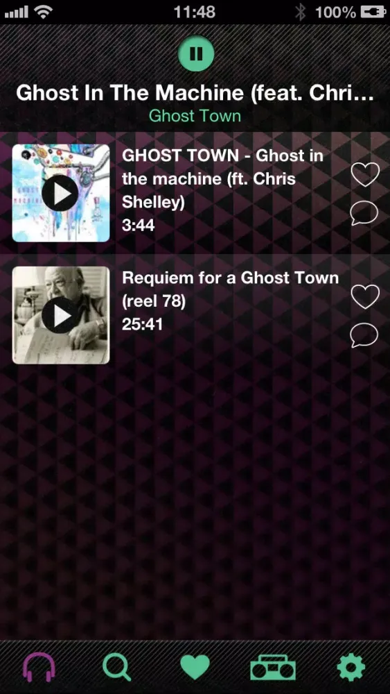 Tangkapan layar Remixes