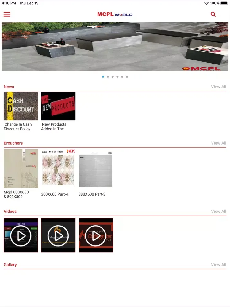Zrzuty ekranu MCPL World iPad 
