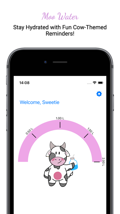 Captures d'écran de Moo Water: Stay Hydrated