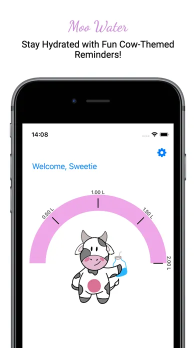 Moo Water: Stay Hydrated Ekran Görüntüleri