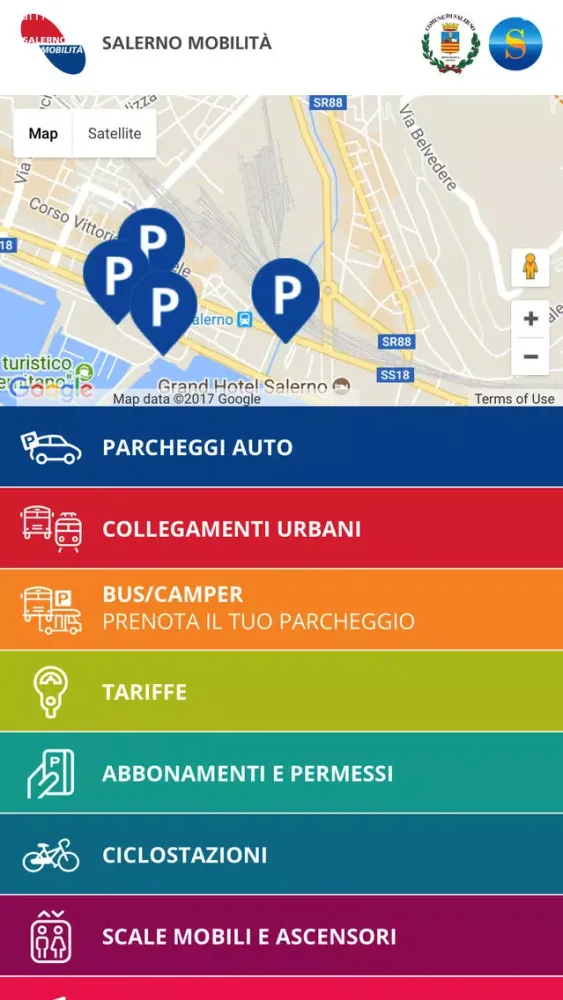 Capturas de pantalla de Salerno Mobilità