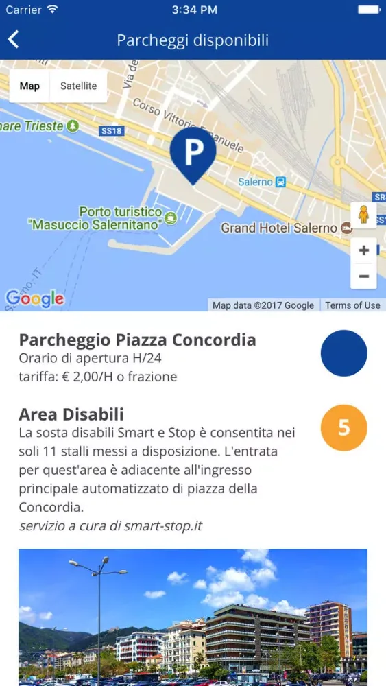 Capturas de pantalla de Salerno Mobilità