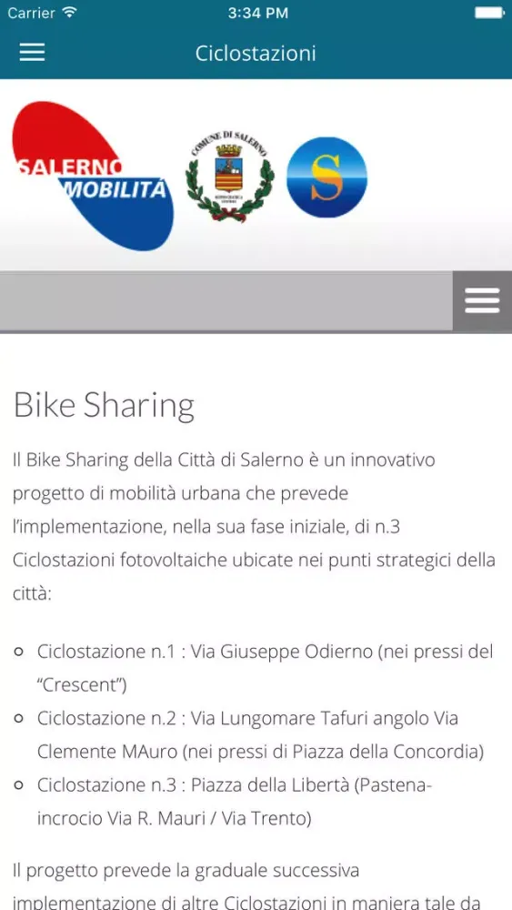 Capturas de pantalla de Salerno Mobilità