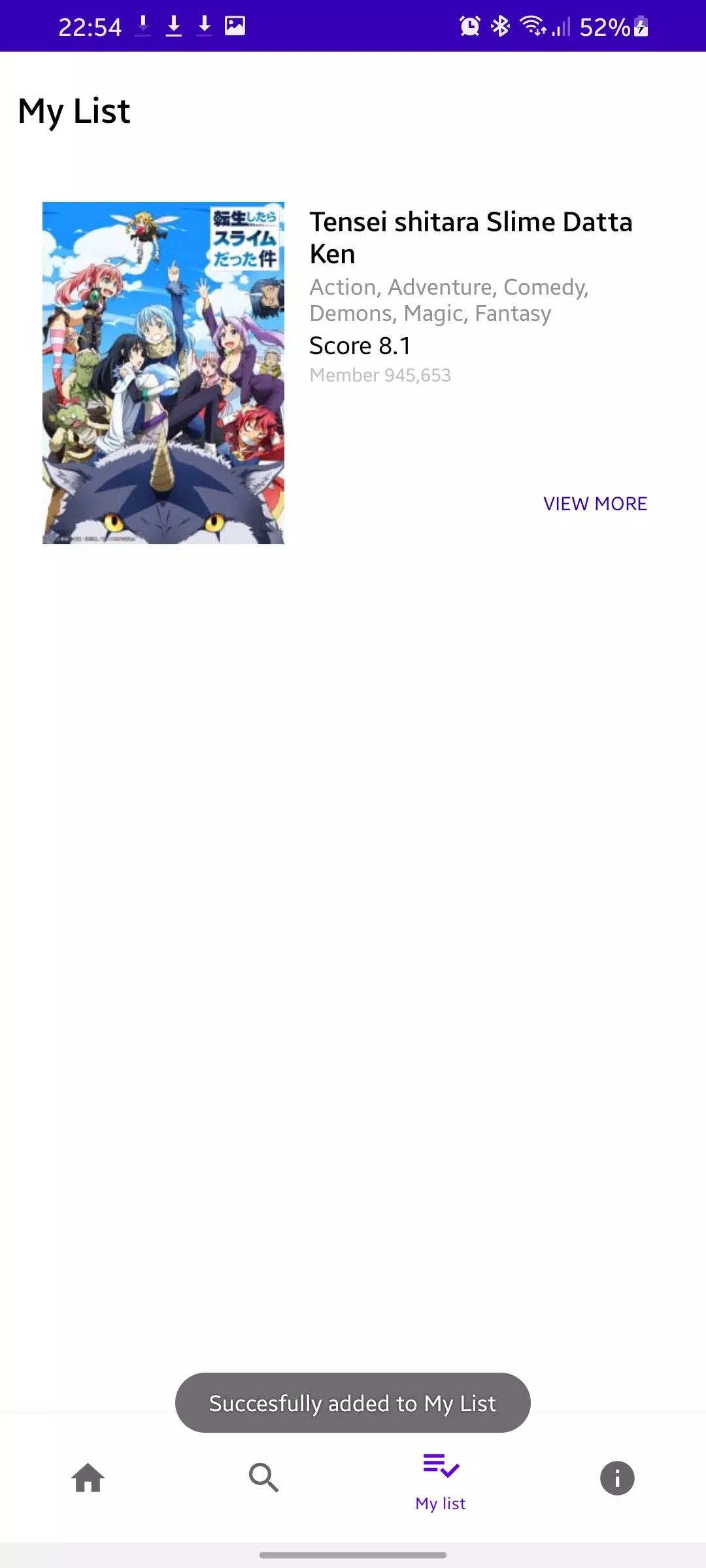 GNIAL - Anime List Screenshots6