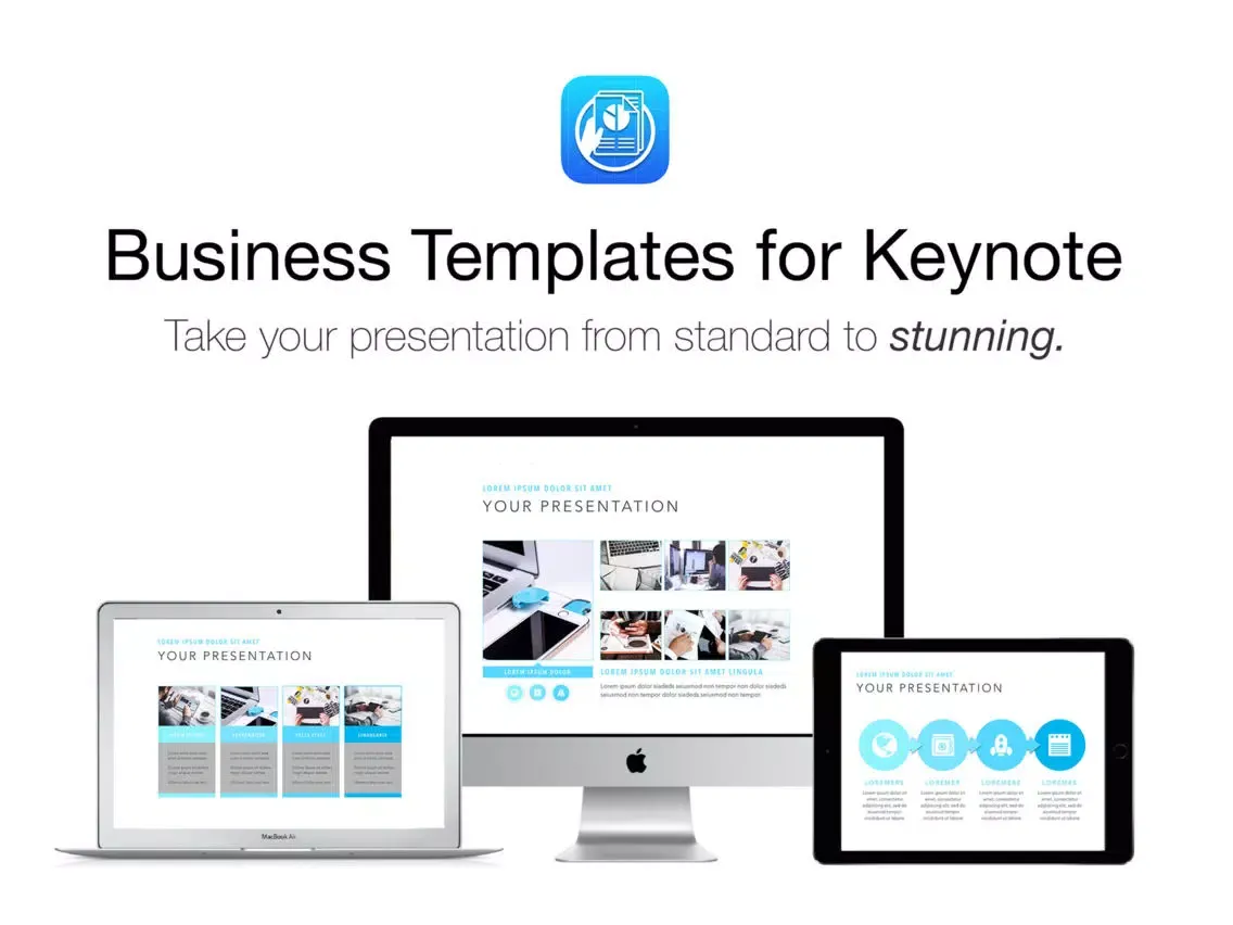 Business Templates for Keynote iPad  Screenshots