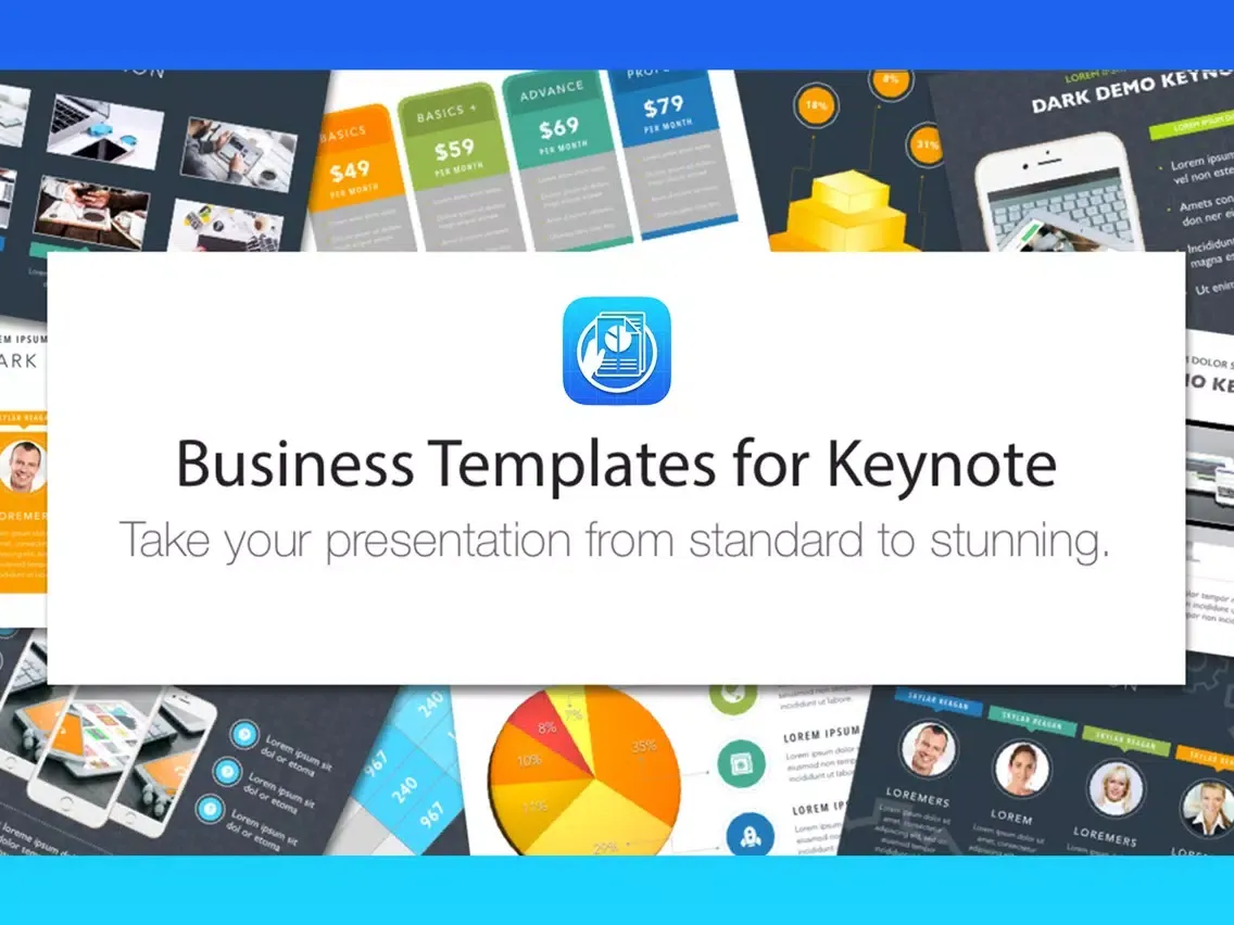 Business Templates for Keynote iPad  Screenshots