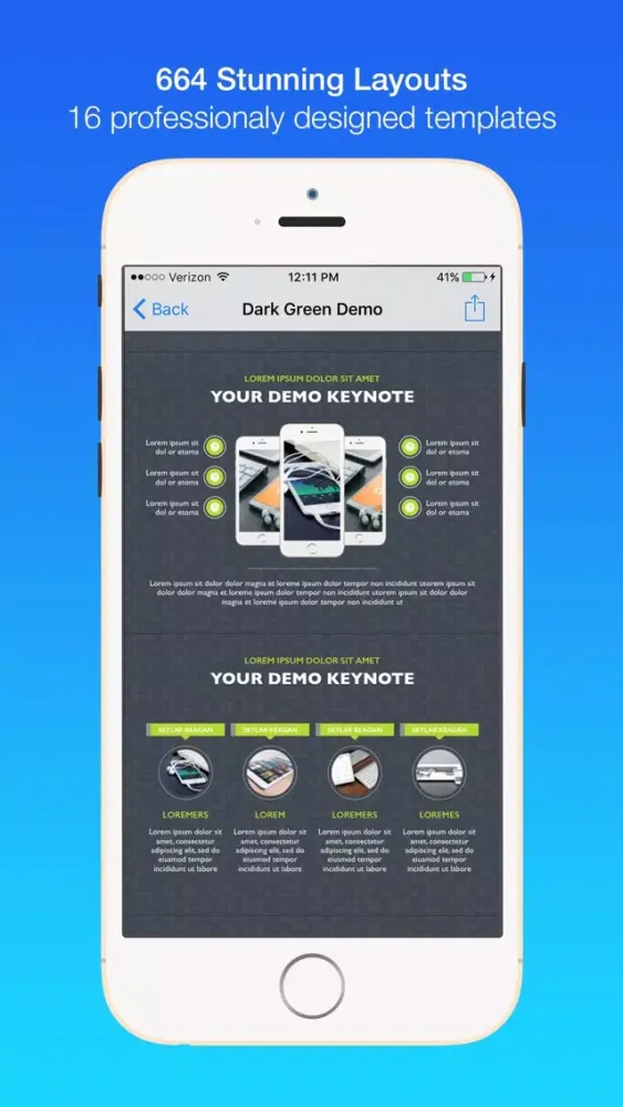 Business Templates for Keynote Screenshots