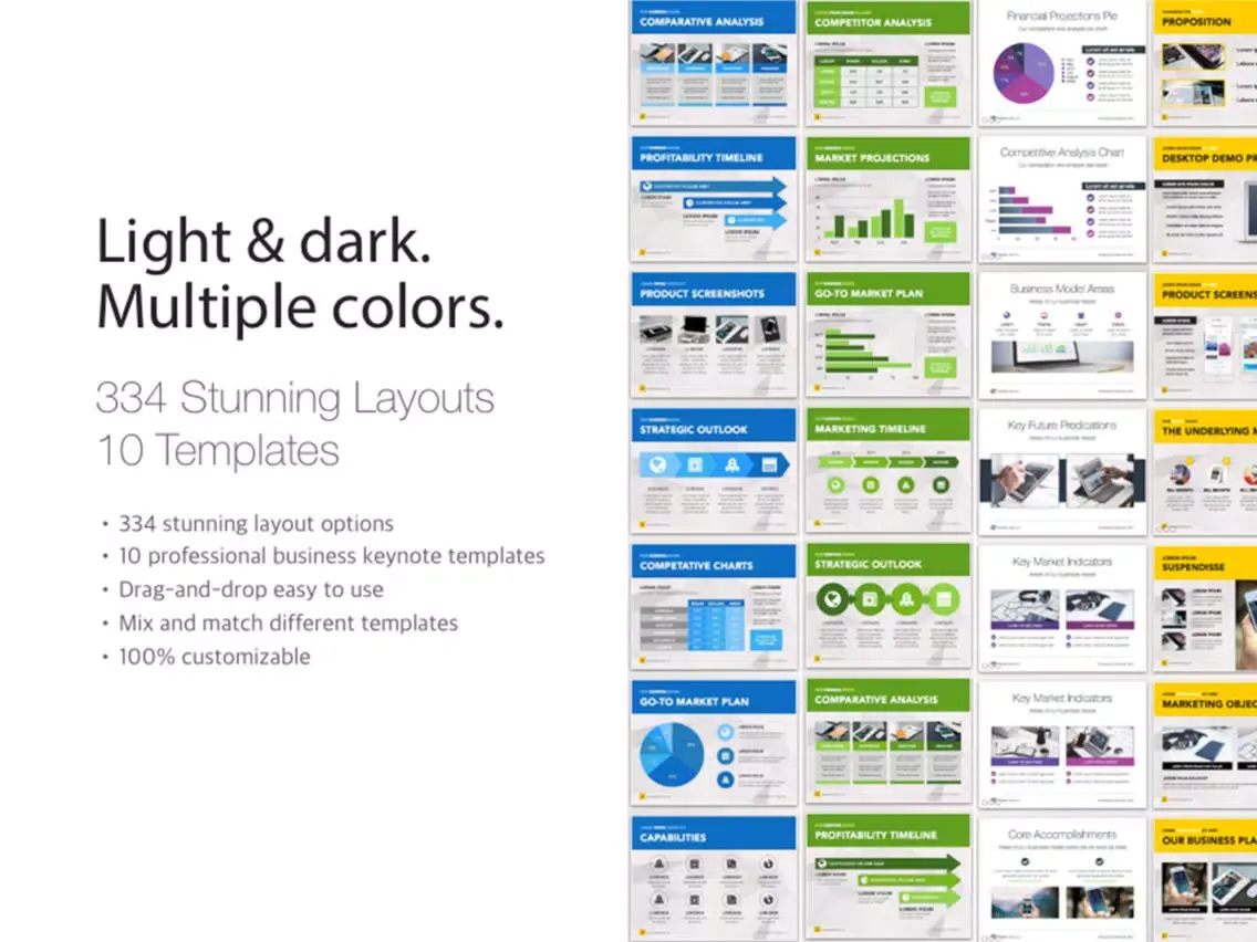 Zrzuty ekranu Pitch Deck Templates for Keynote iPad 