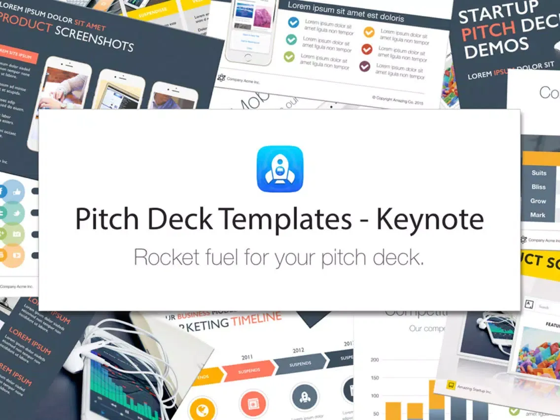 Zrzuty ekranu Pitch Deck Templates for Keynote iPad 
