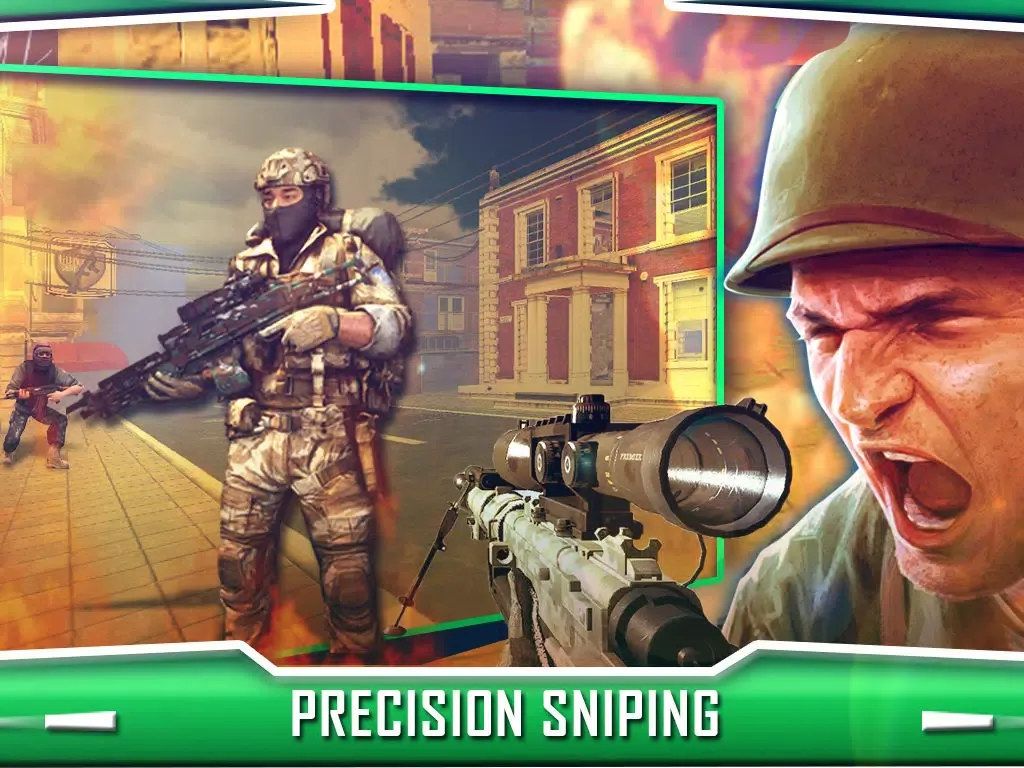 Ảnh chụp màn hình của Elite Army Commando Counter Attack Mission Behind Enemy lines - WW2 iPad 