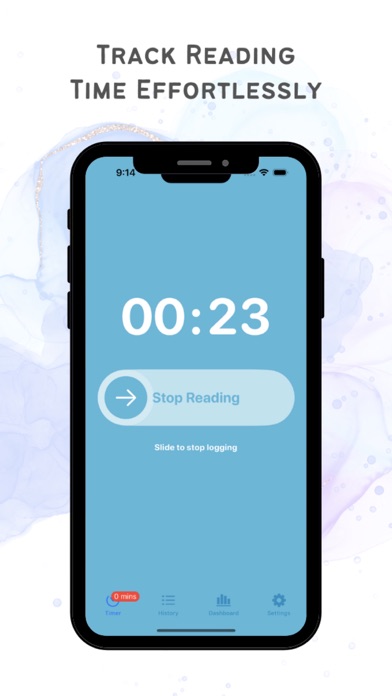 Tangkapan skrin ReadingClock: Track Progress