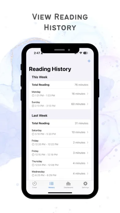 ภาพหน้าจอของ ReadingClock: Track Progress
